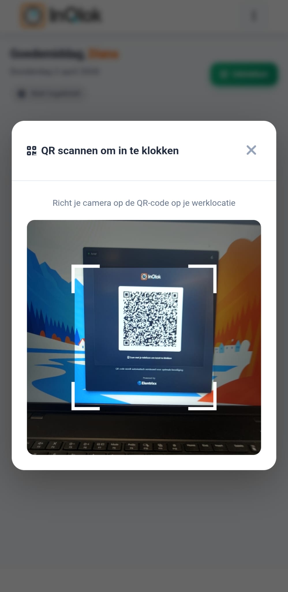 QR Inklokken